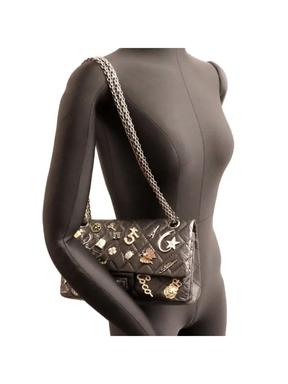 Chanel Shoulder 2.55 Black Bag